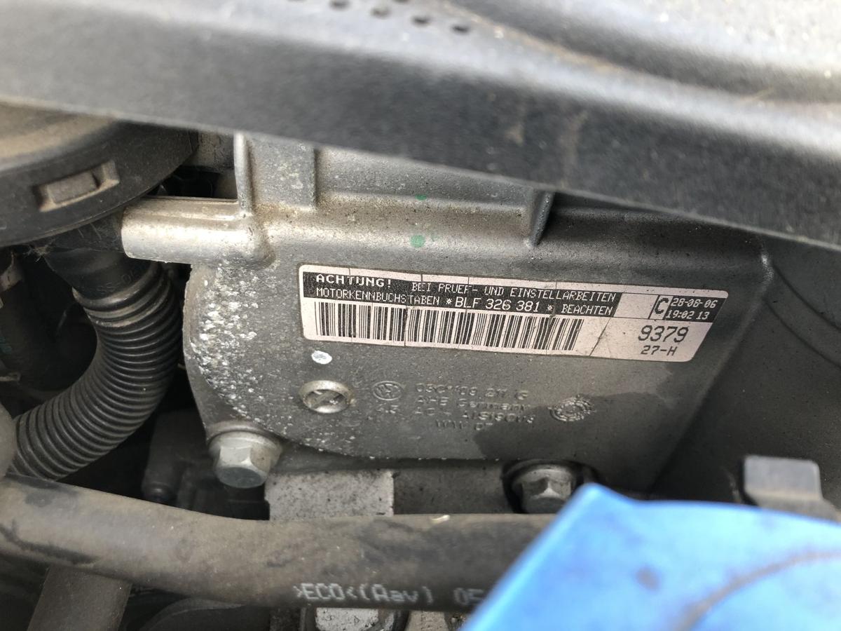 VW Jetta 1K Motor 1.6 FSI 85kw BLF 160tkm Benzinmotor Engine