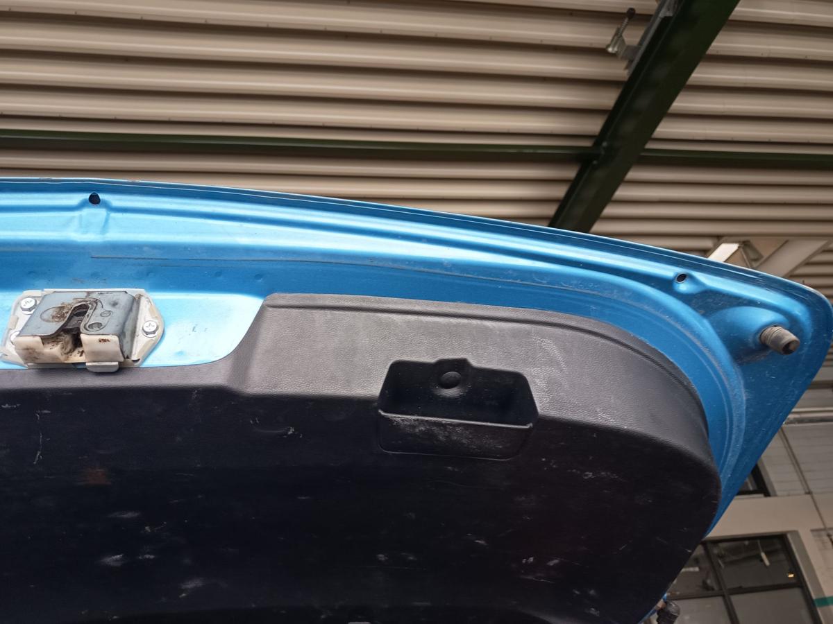 Agila B original Heckklappe mit Scheibe Deckel hinten GBW Marokkoblau Bj 2008