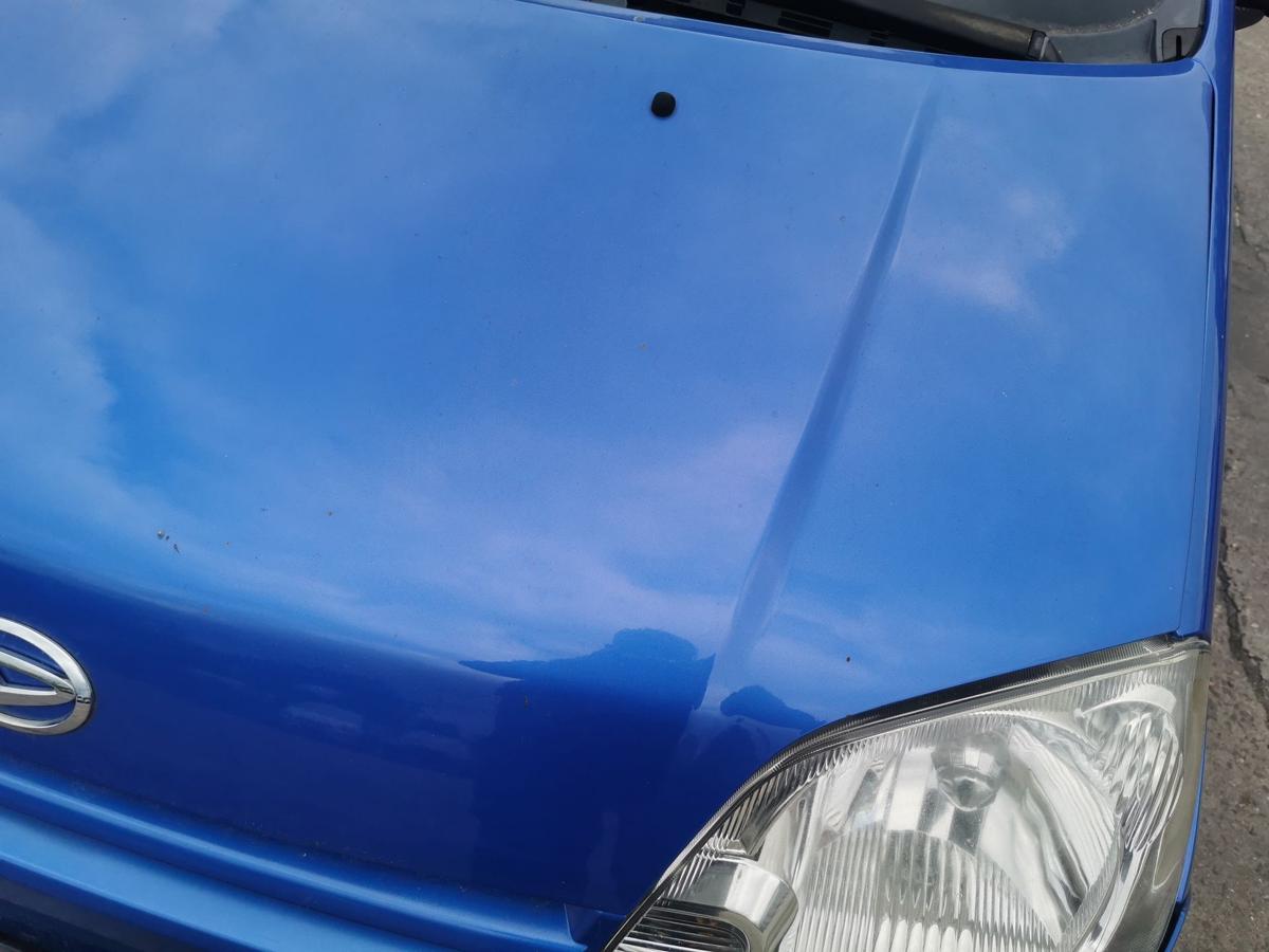 Daihatsu Cuore 251 Haube Motorhaube Klappe Deckel Bonnet vorn B51 Blue Perl Met