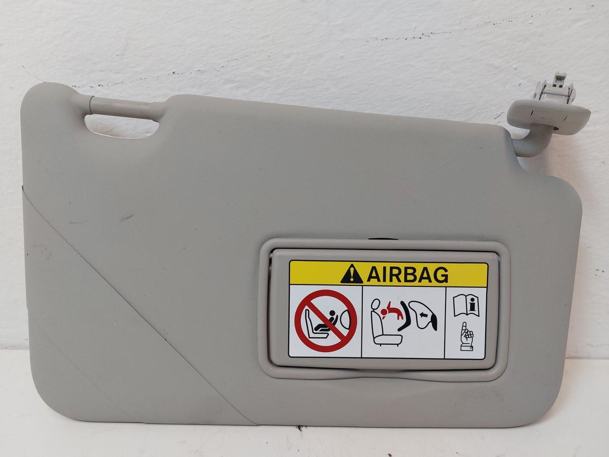 Nissan Micra K14 Sonnenblende vorn rechts Beifahrerseite mit Spiegel