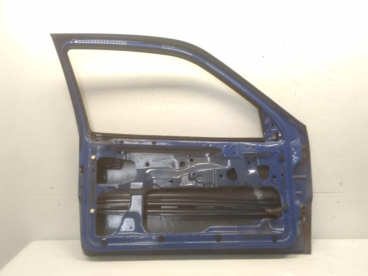 VW Polo 6N2 Tür vorn links Fahrertür LA5C Surfblau 3-türig BJ2000