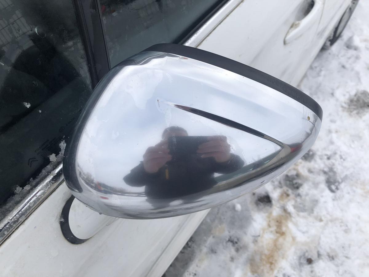 Citroen C4 II Typ N Au&szlig;enspiegel links R&uuml;ckspiegel elek anklapp Chromkappe