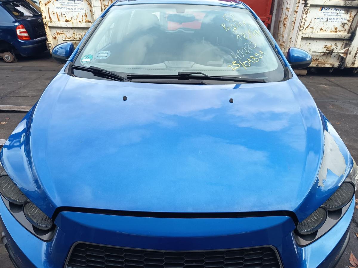 Chevrolet Aveo T300 Bj 2012 original Motorhaube Deckel vorn WA895T BIMINI BLUE