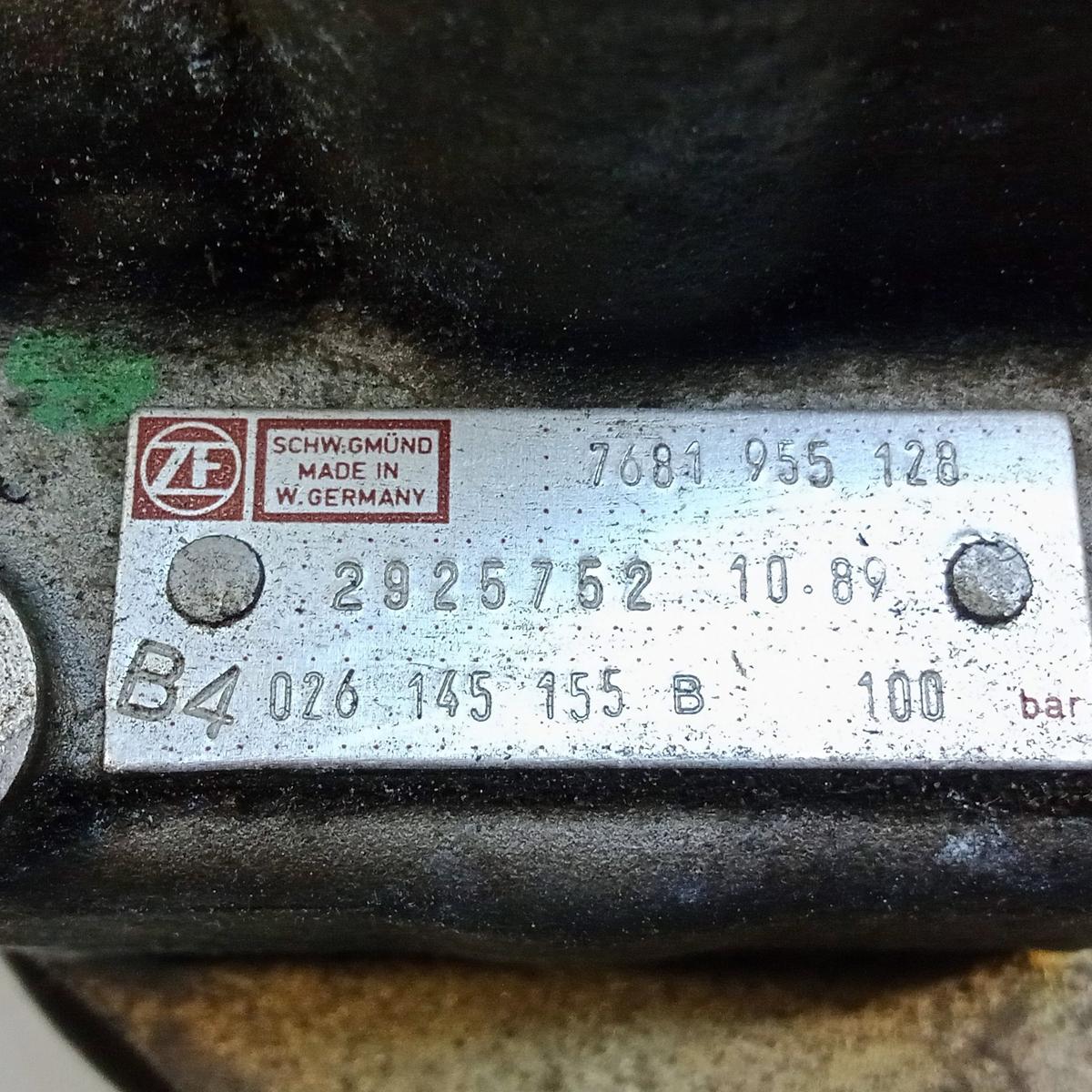 Audi 80 B3 Typ 89 original Servopumpe ZF 1.8 66kw JN Bj.1989