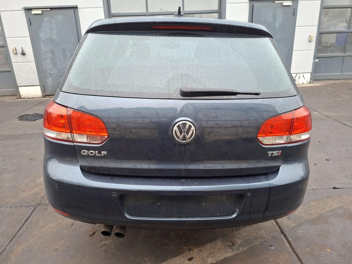 Golf VI Bj2009 original Heckklappe mit Scheibe Heckdeckel LC5F Blue Graphit Perl