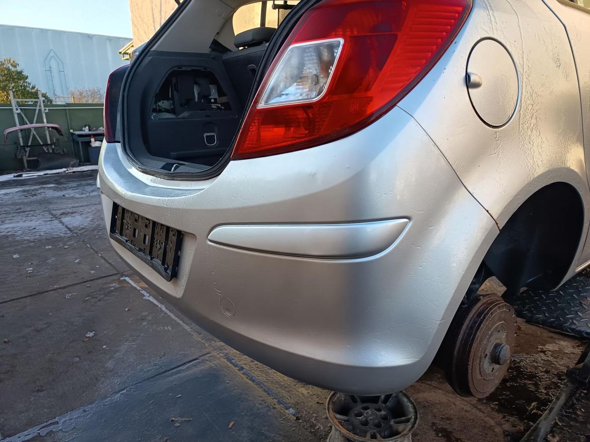 Opel Corsa D original Sto&szlig;stange F&auml;nger hinten/Heck Z157 Starsilber Bj 2007