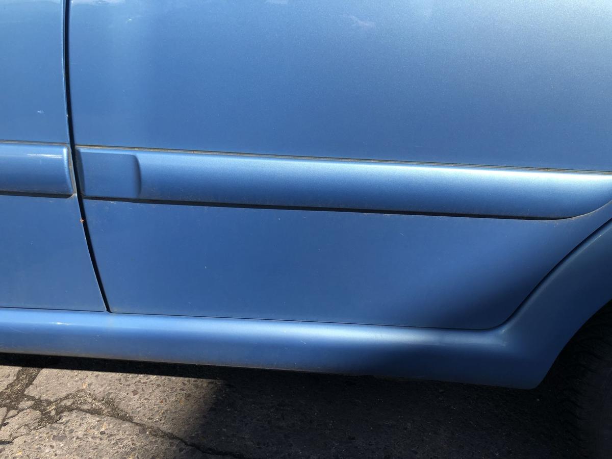 Citroen C3 Typ F T&uuml;r hinten links Fondt&uuml;r Rohbau KMY Lucia Blau Metallic
