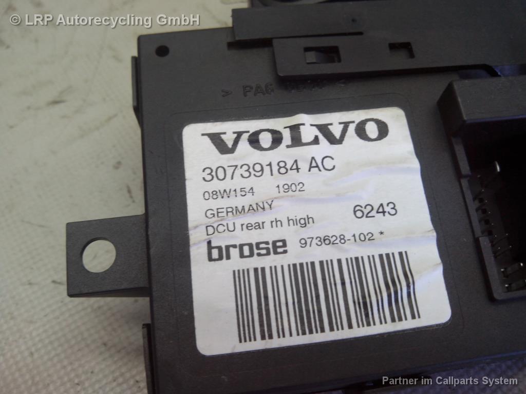 Volvo V50 BJ2008 Motor Fensterheber hinten rechts 973628102 Brose 30739184AC