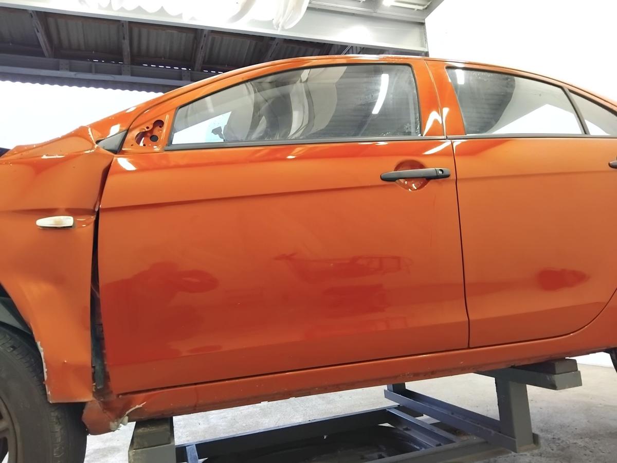 Mitsubishi Lancer 8 CY0 Tür vorn links Fahrertür P26B Karminrotmetallic BJ2015