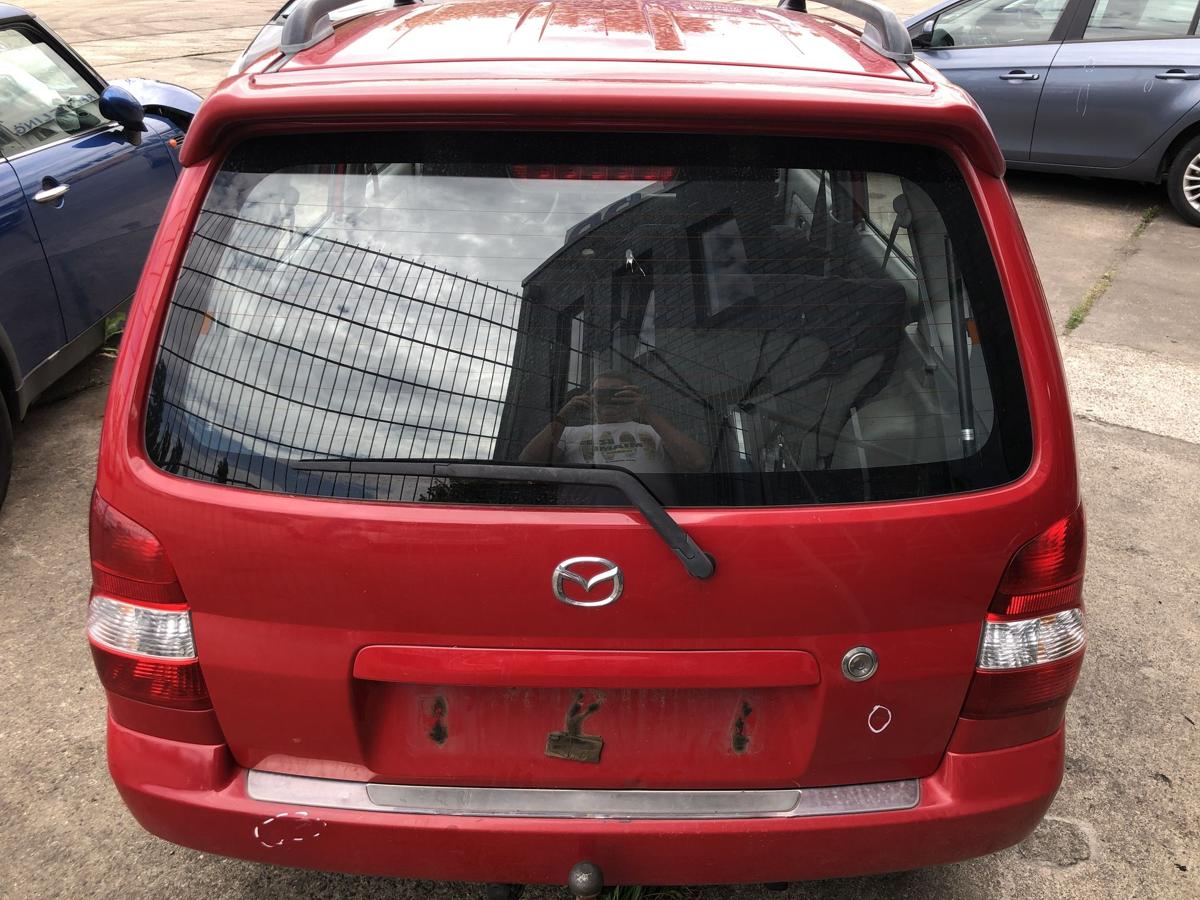 Mazda Demio DW Heckklappe mit Heckscheibe Heckdeckel A3E Classic Red