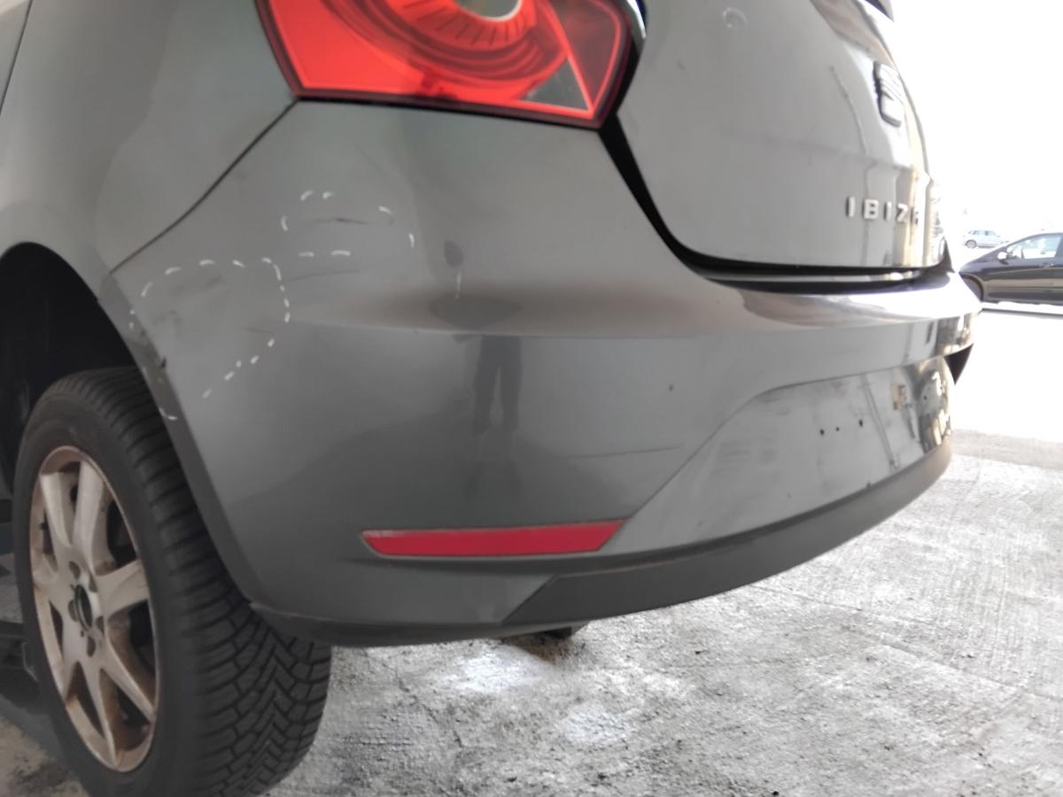 Seat Ibiza 6J Facelift original Stossfänger hinten 5türig Fließheck BJ2012 LX7R lavagrau