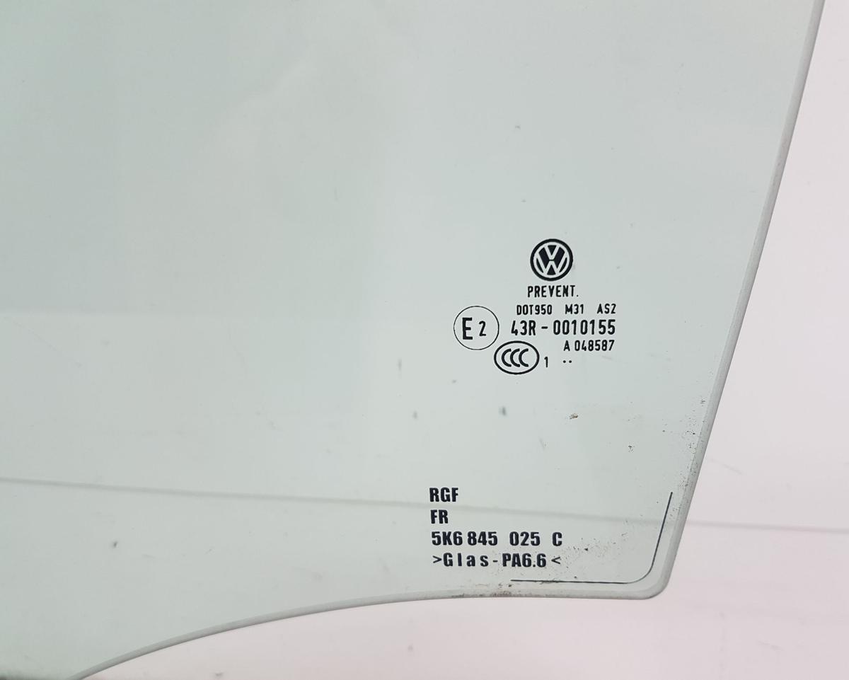 VW Golf VI Türscheibe hinten links in grüncolor Bj2012 5 Türig KEIN Kombi