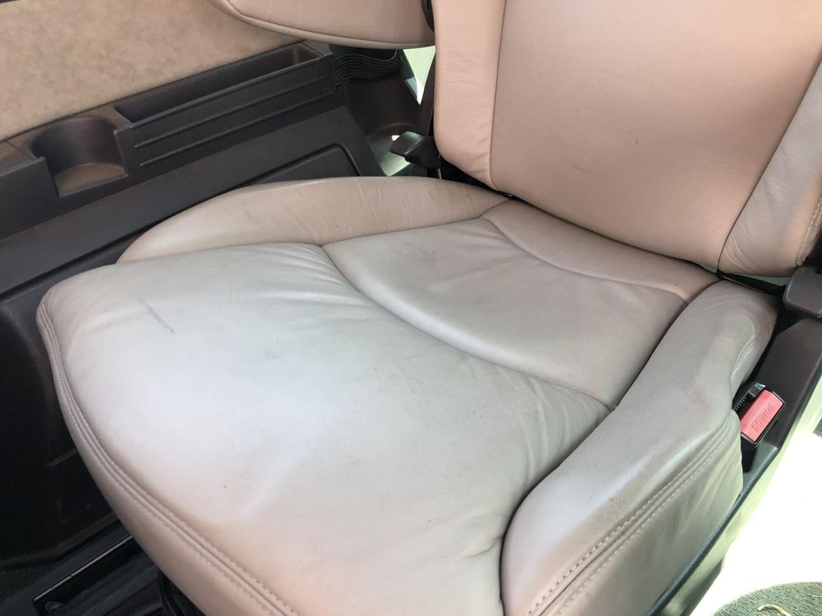 Peugeot 807 original Sitz hinten rechts Reihe 3 Fond Leder beige Bj 2004