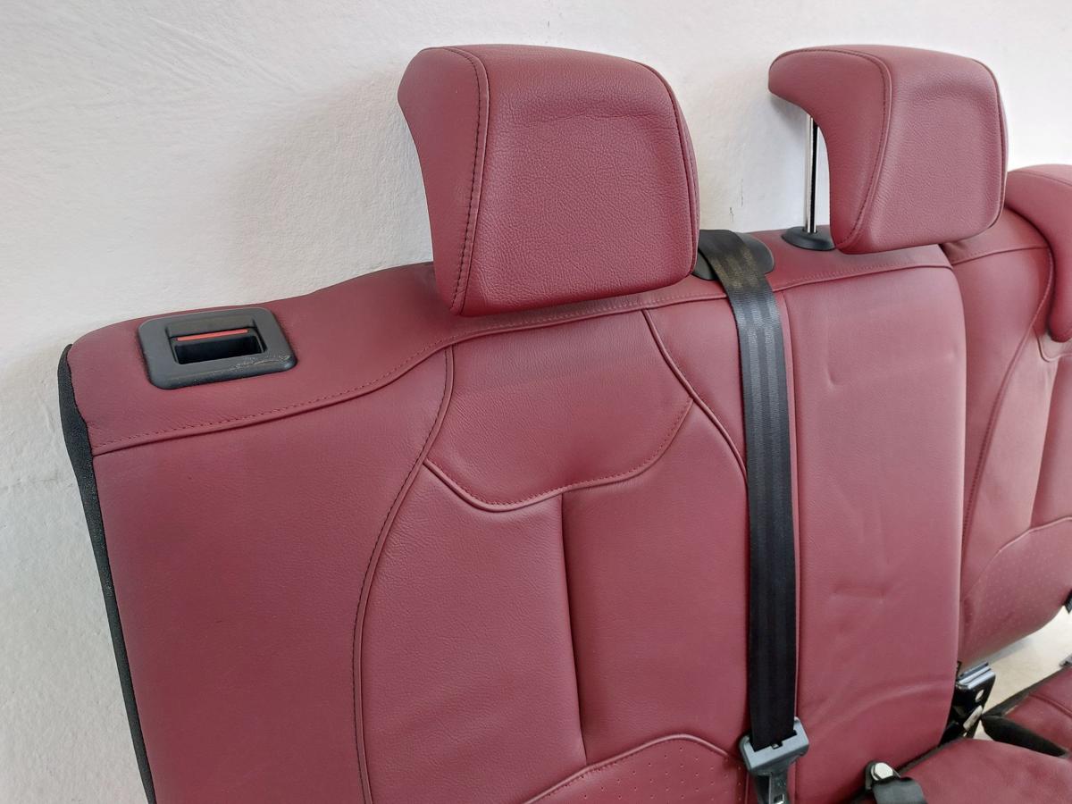 Citroen DS3 Sport Chic R&uuml;cksitzbank Sitzbank R&uuml;cksitz Vollleder weinrot Leder