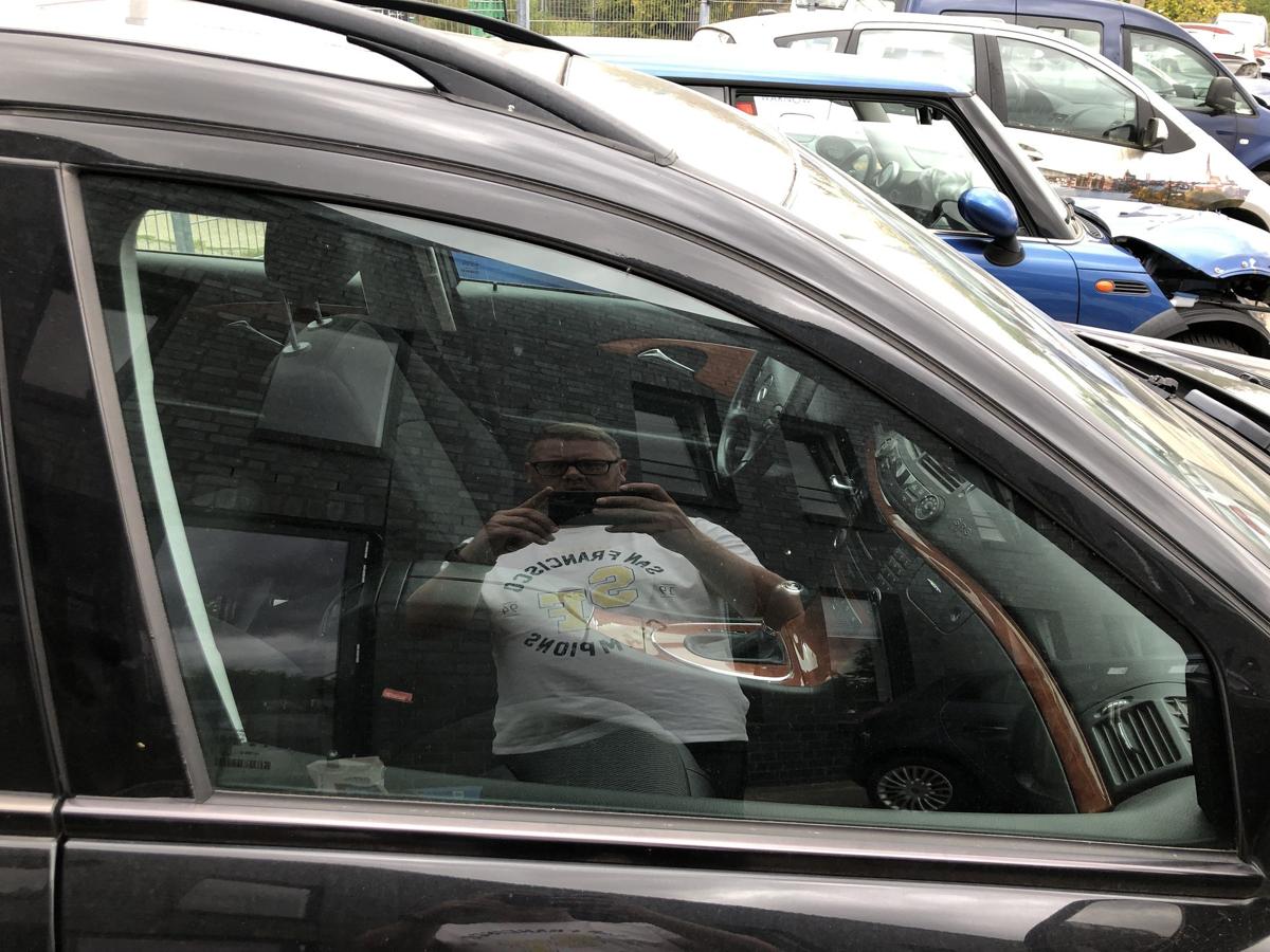 Mercedes E Klasse 211 Mopf T&uuml;rscheibe vorn rechts Beifahrer Scheibe Colorglas