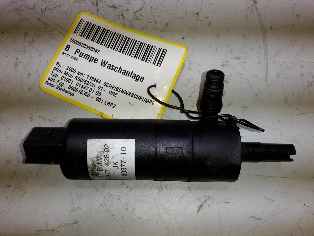 Mini R50 BJ 2006 Scheibenwaschpumpe 837742802 Pumpe Waschanlage