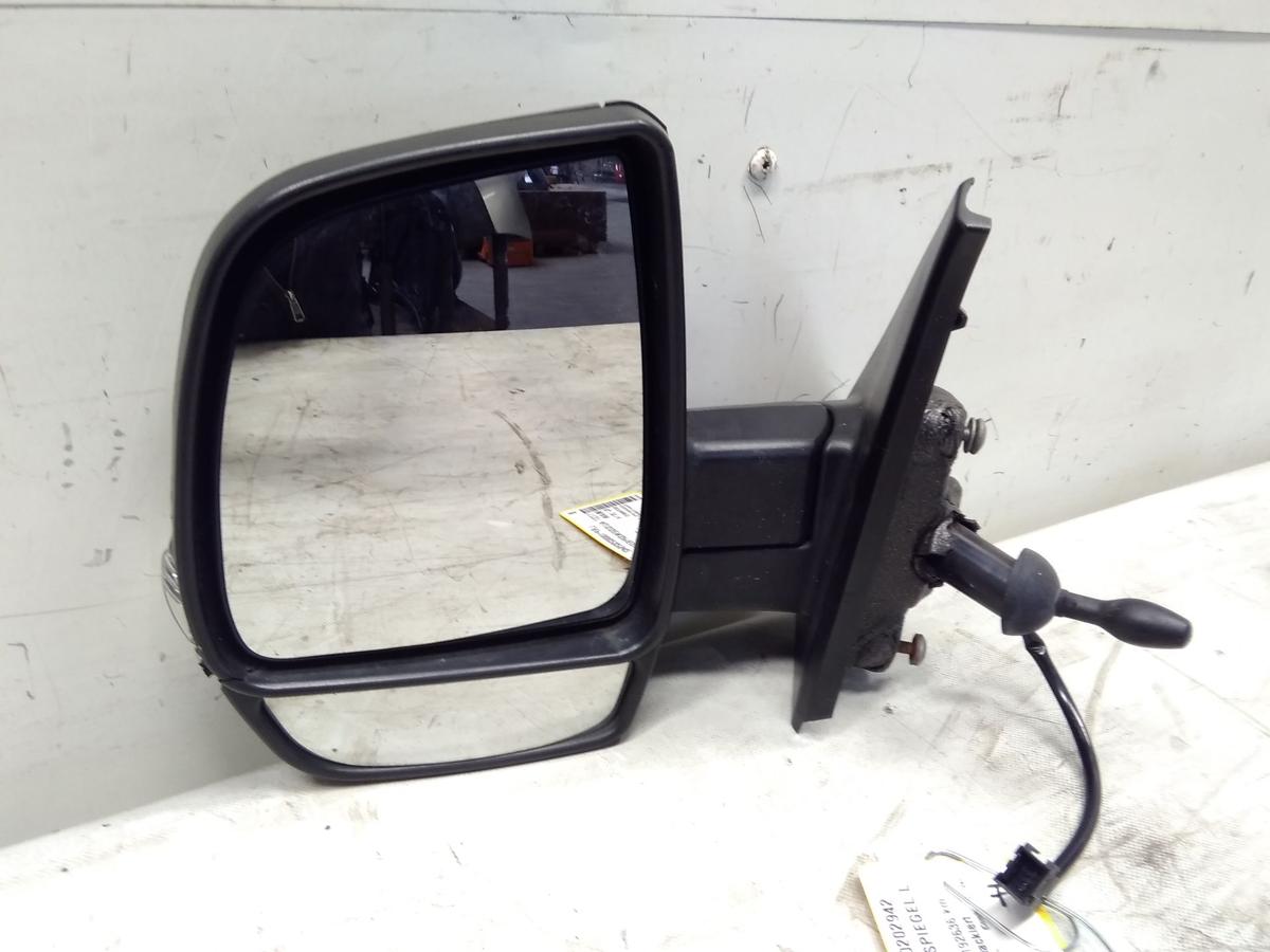 Opel Combo D original Au&szlig;enspiegel links schwarz unlackiert manuell BJ2014