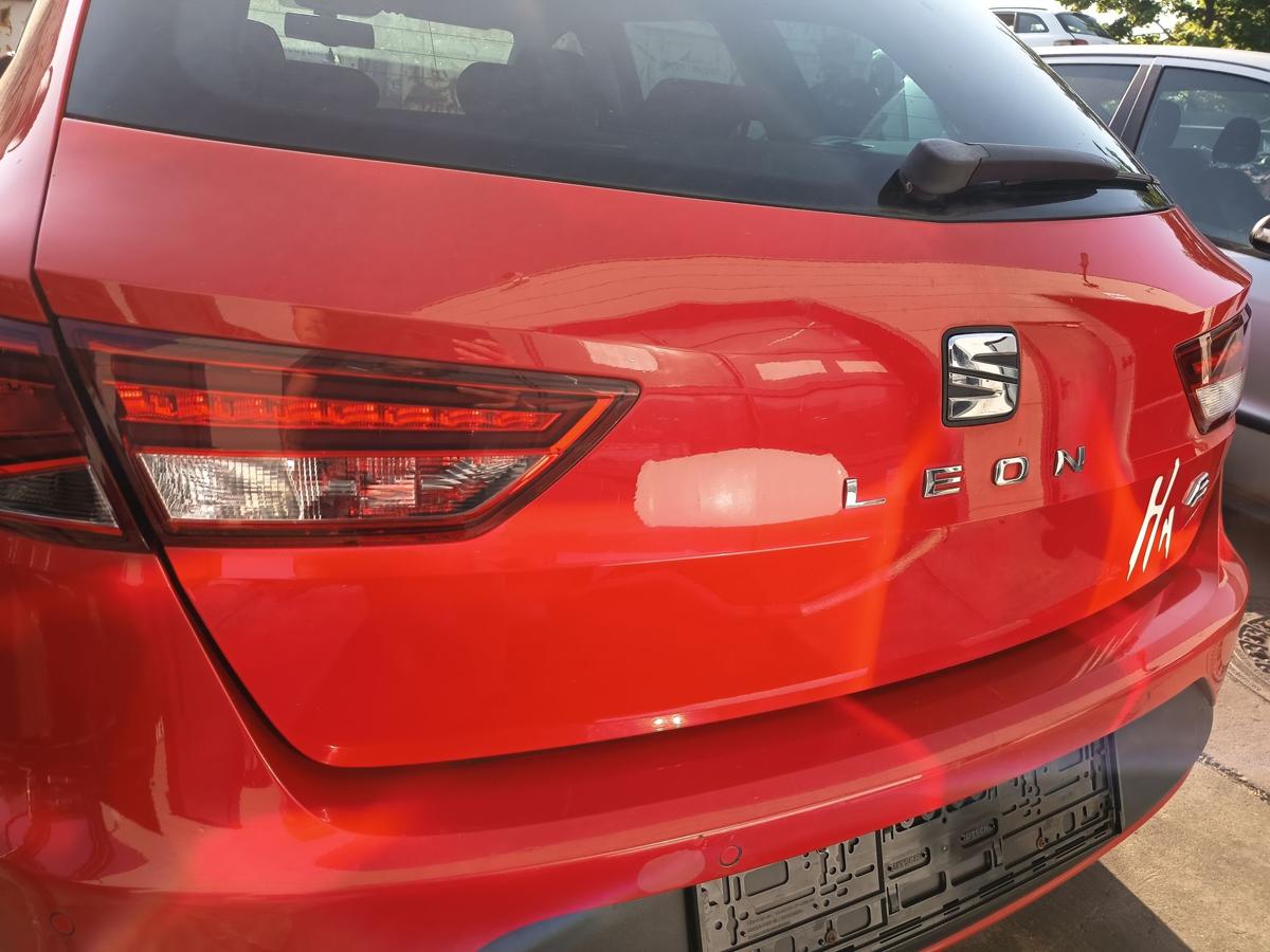 Seat Leon ST 5F original Heckklappe mit Scheibe LS3H Emocion Rot EZ2015