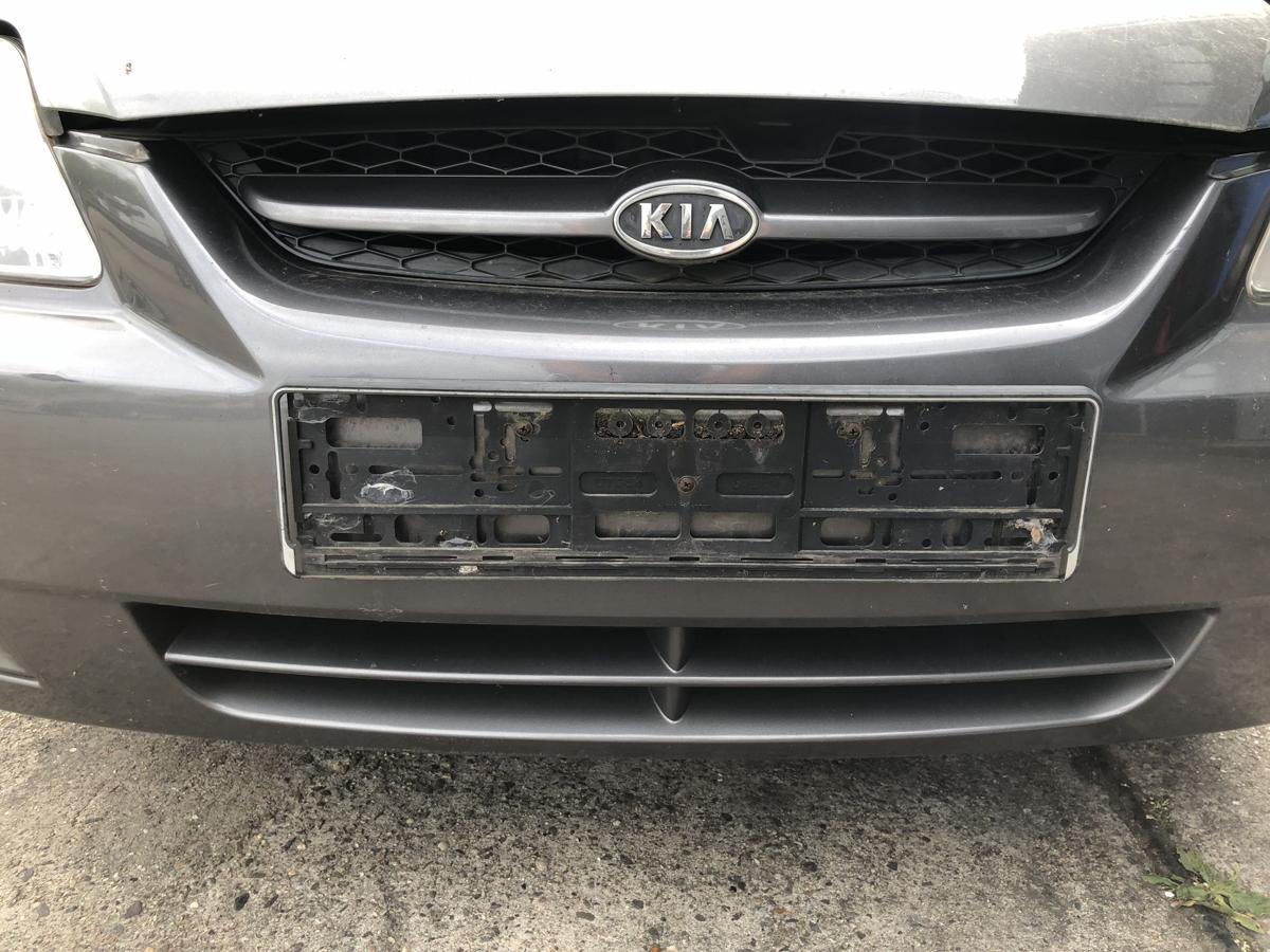 Kia Rio DC Stoßfänger vorn Frontschürze Facelift ohne PDC V9 Pewter Grey