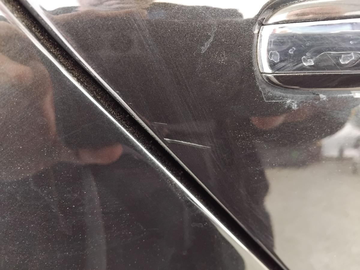 VW Phaeton GP1 T&uuml;r hinten rechts tarantellaschwarzmetallic LR9V BJ2007