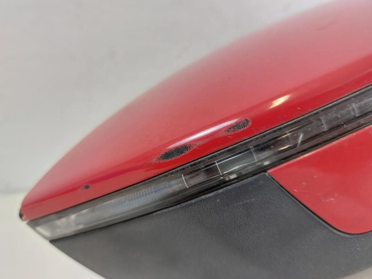 Seat Leon 5F Au&szlig;enspiegel rechts Spiegel Seitenspiegel elekt LS3H Emocion Rot
