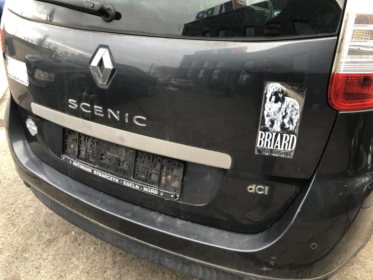 Renault Grand Scenic 3 III JZ Heckklappe mit Scheibe Kofferraumklappe TEB66