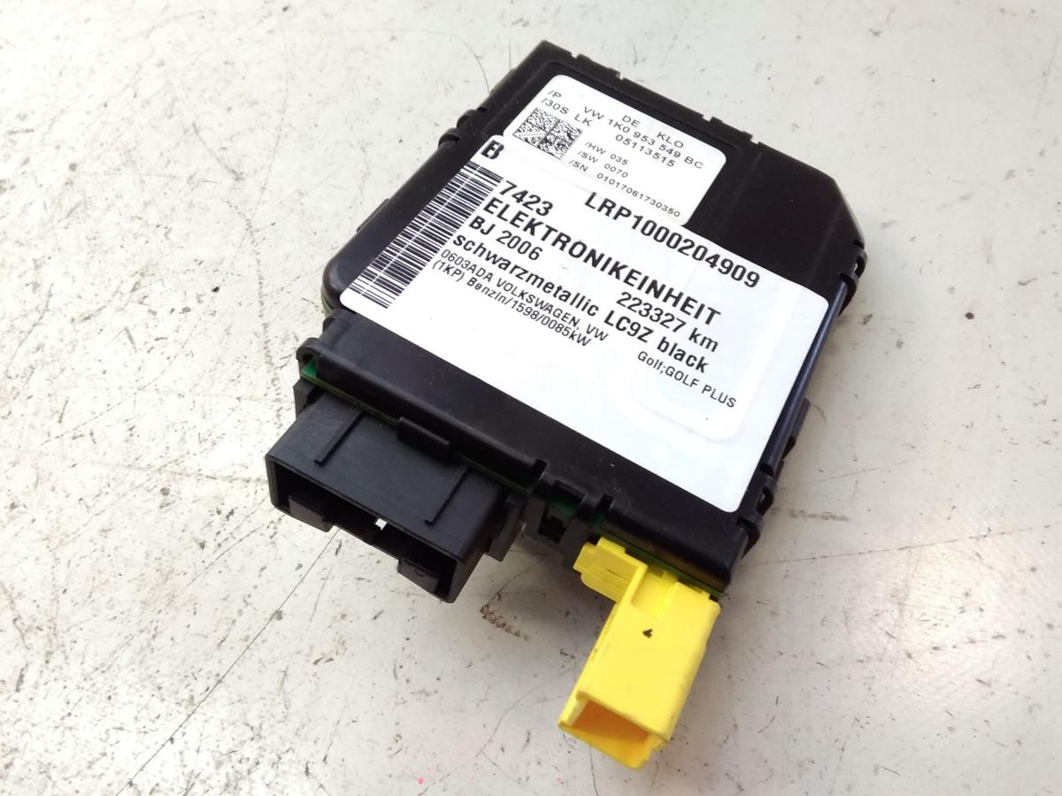 VW Golf Plus original Steuerger&auml;t Lenks&auml;ule Elektronikeinheit Bj2006 1K0953549BC