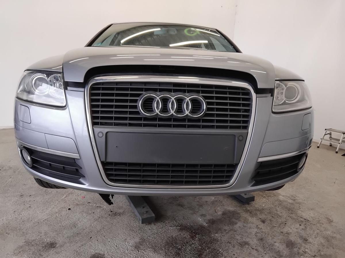 Audi A6 4F orig.Sto&szlig;f&auml;nger Sto&szlig;stange vorn mit Grill SRA und PDC BJ2006 LY7H Akoyasilbermetallic