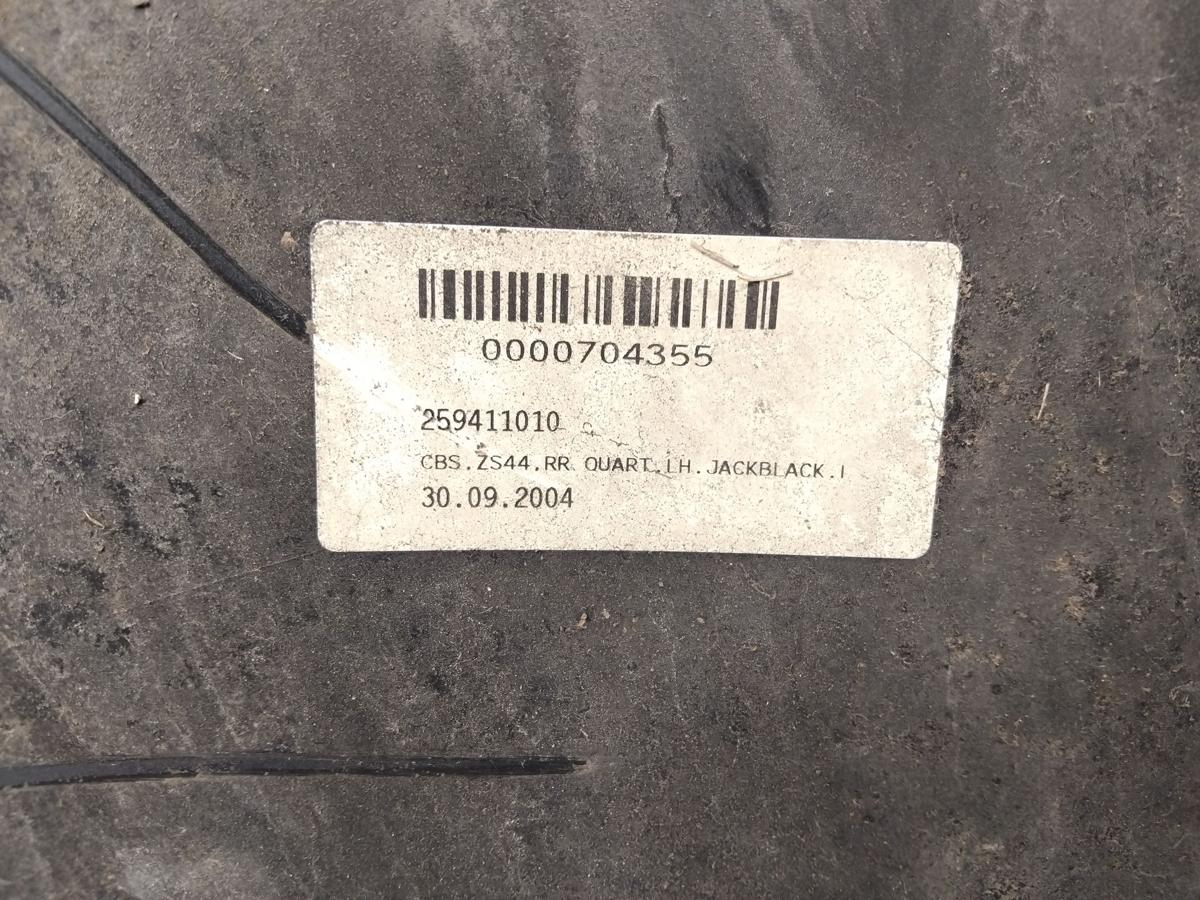 Smart Forfour 454 original Kotflügel hinten links schwarz jack black Bj.2004