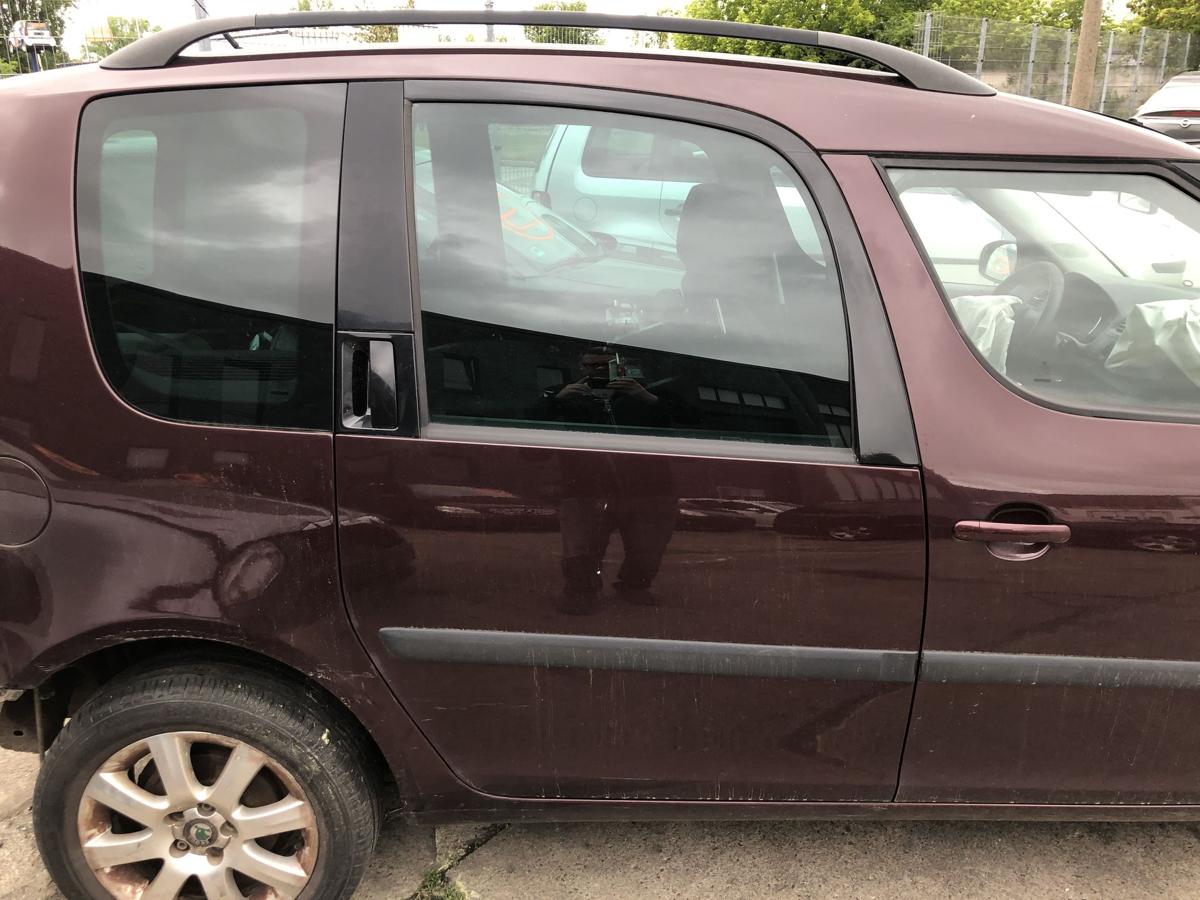 Skoda Roomster 5J T&uuml;r hinten rechts Fondt&uuml;r im Rohbau LF3X Rosso Brunello