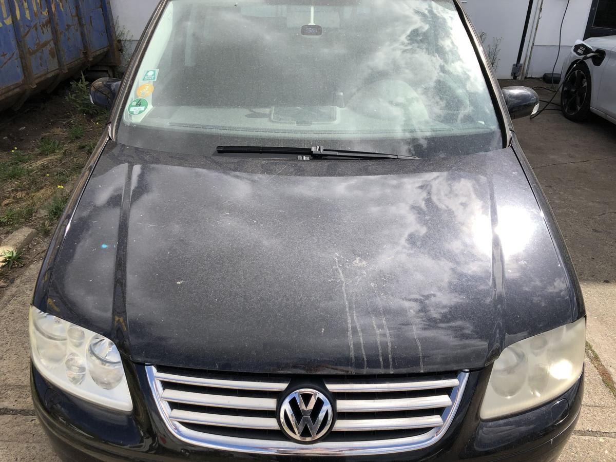 VW Touran 1T 1T1 Motorhaube Haube Klappe Deckel vorn LC9X Deep Black Perl