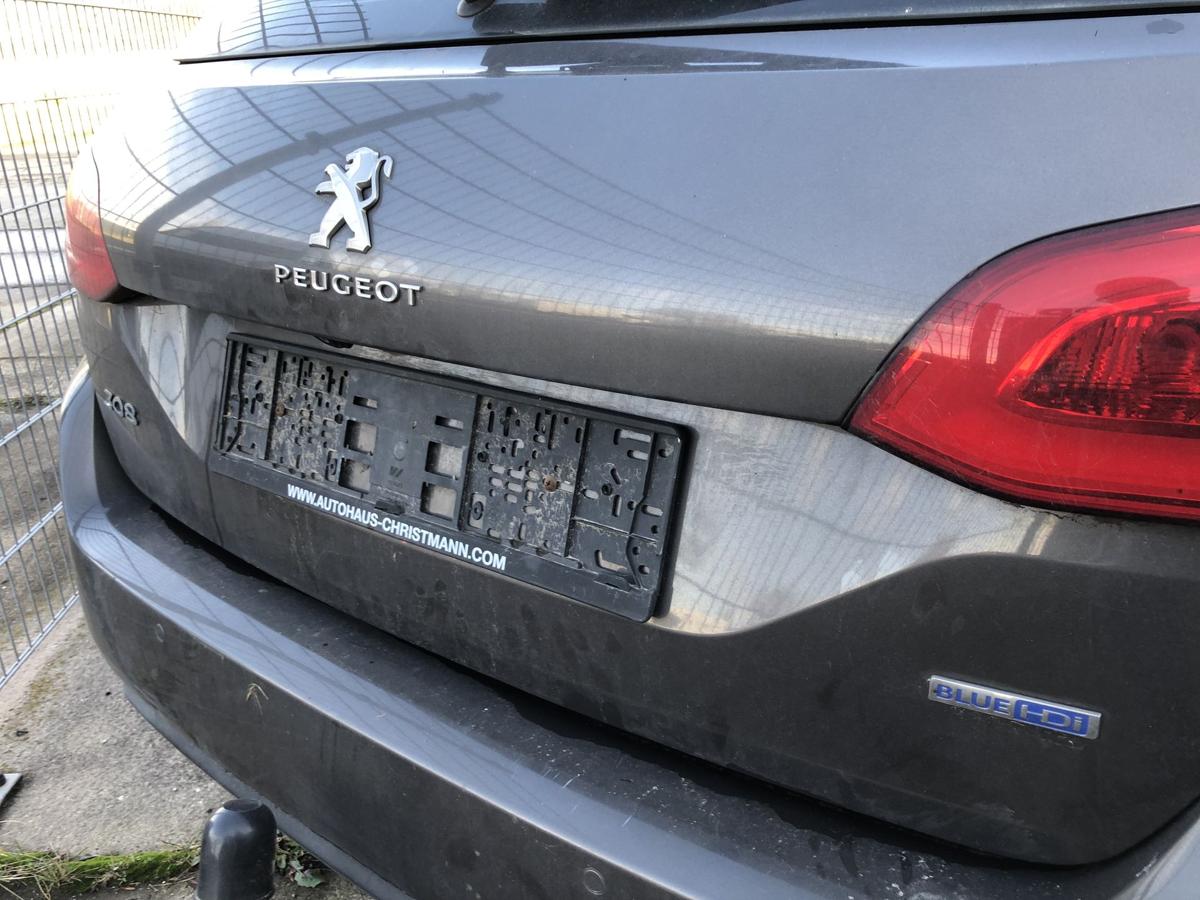 Peugeot 308 SW T9 Heckklappe mit Scheibe Moka grau Kombi Klappe hinten