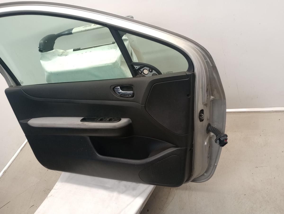 Peugeot 307 orig Tür links Fahrertür 3trg Facelift ETS Aschgrau met Bj 06