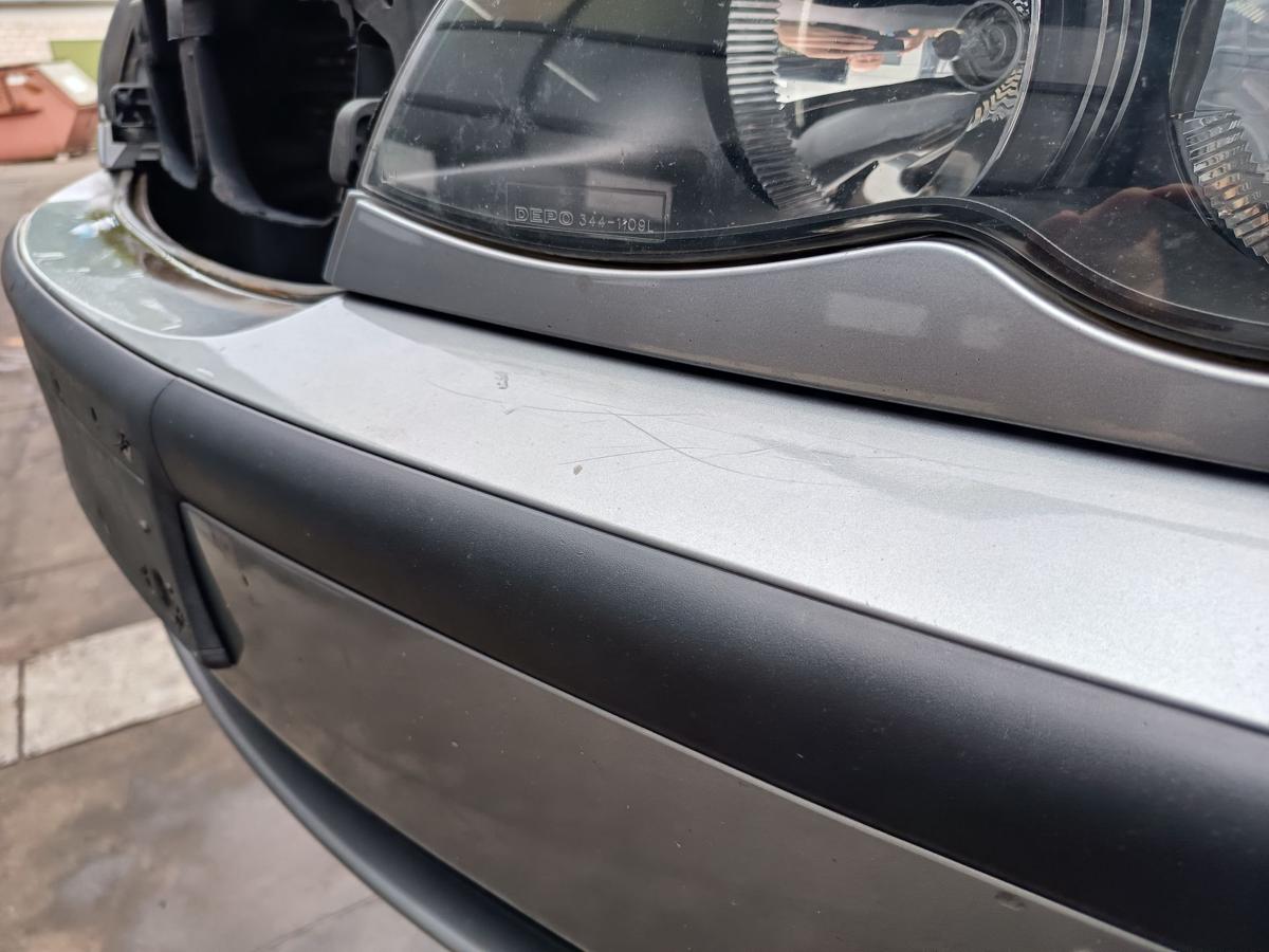 BMW 3er E46 original Stoßstange Fänger vorn/Front A80 Silbergrau Bj 2004