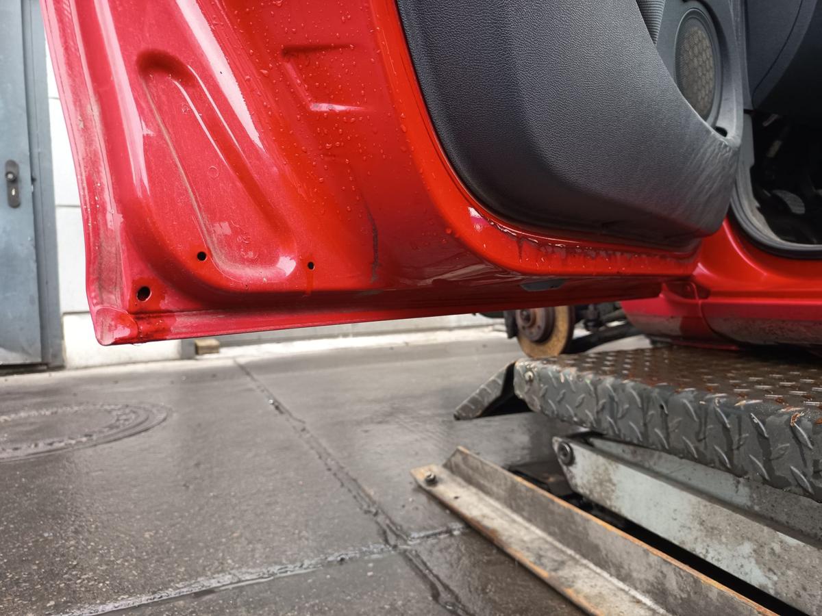 Renault Clio III original T&uuml;r vorn links Fahrer 727 Spanischrot Bj 2012