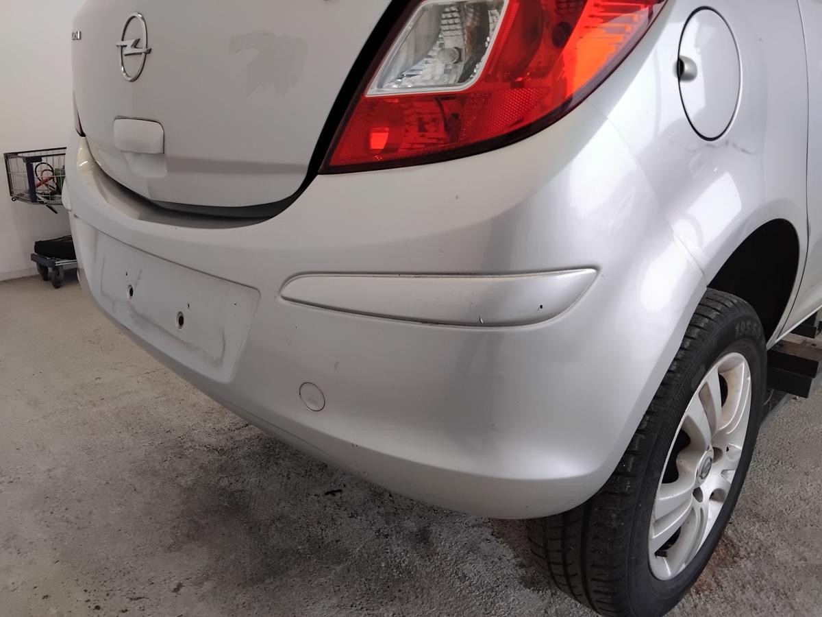 Opel Corsa D original Stoßfänger Stoßstange hinten 5-türig BJ2006 Z157 Starsilber III
