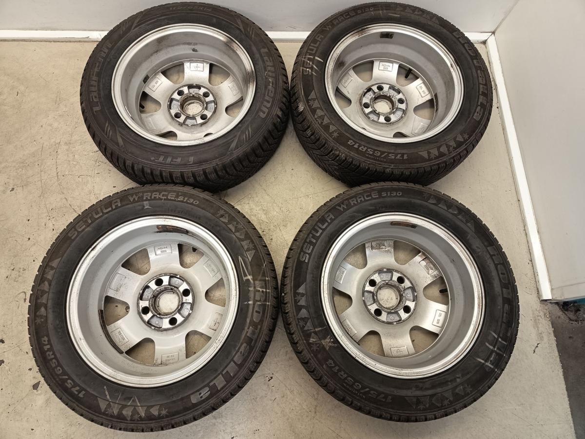 Ford Fiesta JD3 orig Satz Alufelgen 5x14 ET36 1S5J-BA mit Reifen Bj 2006