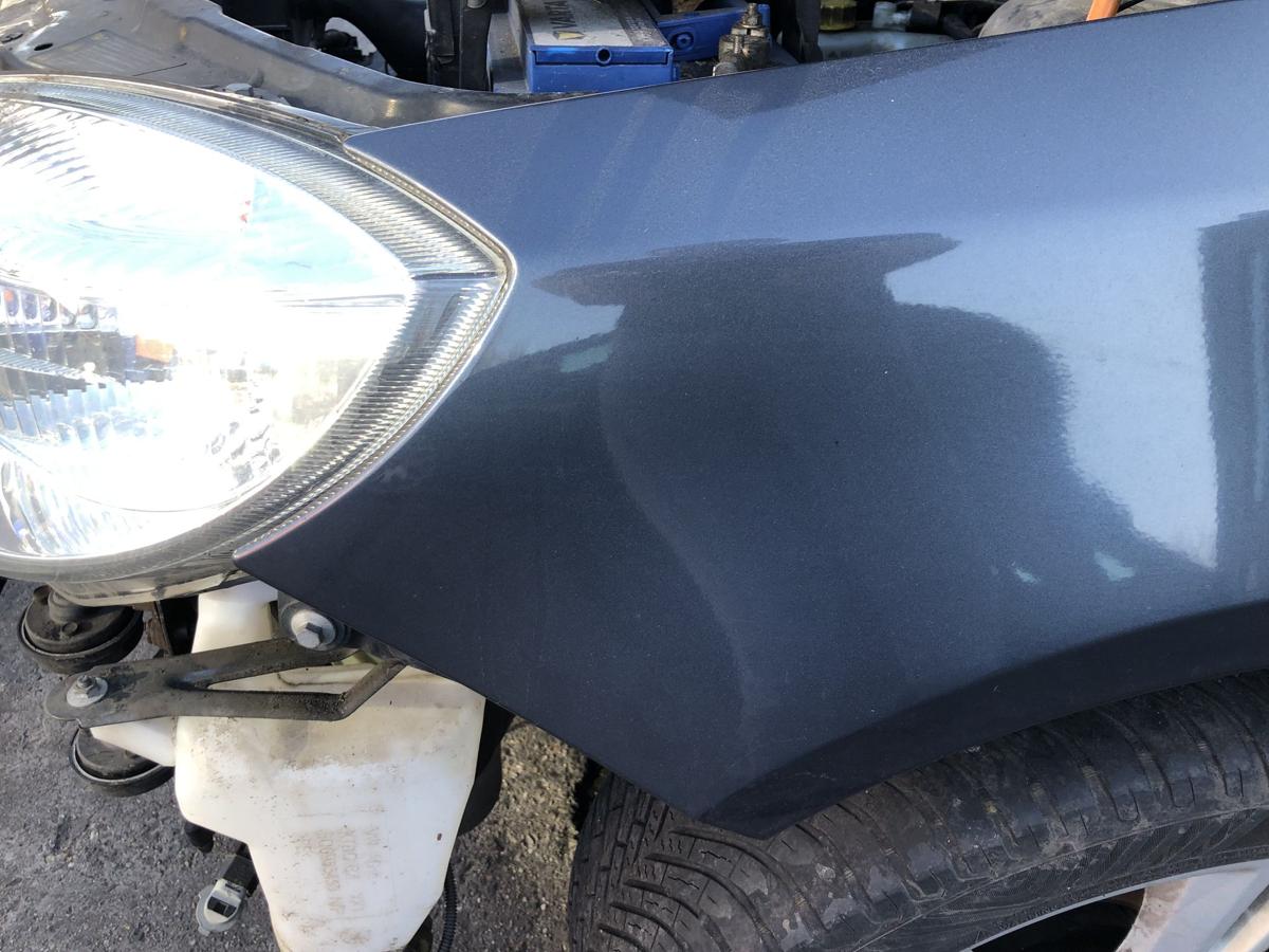 Skoda Fabia 5J Kotfl&uuml;gel vorn links Fahrerseite LF8J Antracit Grey 2006 bis 2014