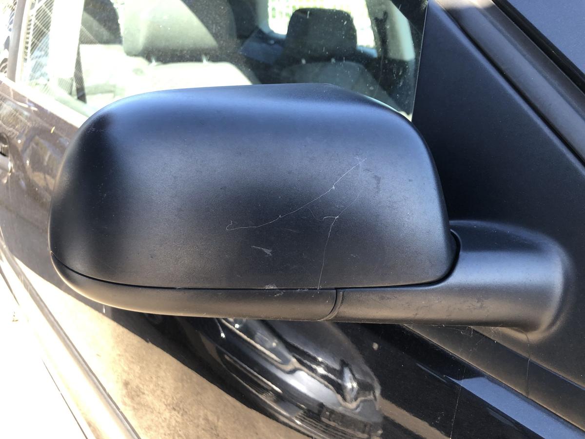 VW Polo 9N 9N1 Außenspiegel rechts Spiegel manuell unlackiert Seitenspiegel