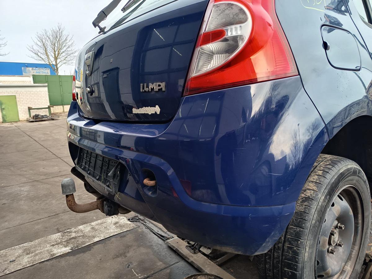 Dacia Sandero 1 original Sto&szlig;stange F&auml;nger hinten Heck 61H Blue marine Bj 2009