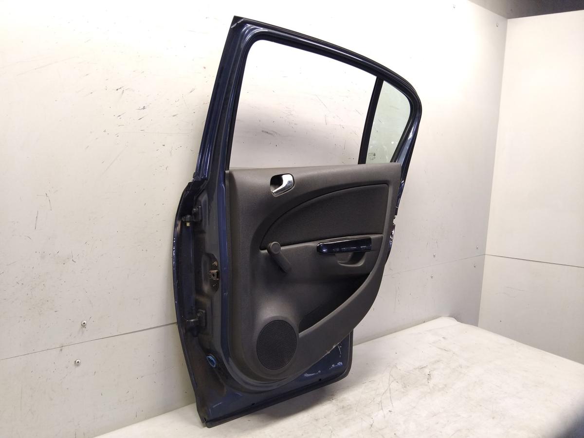 Opel Corsa D T&uuml;r hinten rechts metroblaumetallic Z168 Bj.2009