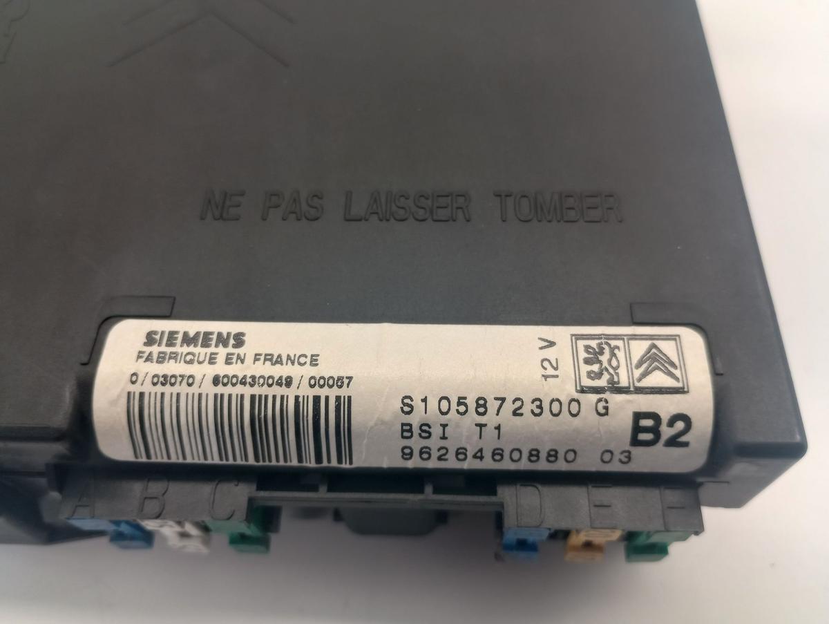 Peugeot 206 orig Sicherungskasten Bordnetzsteuergerät BSI 962646088003 Bj2000