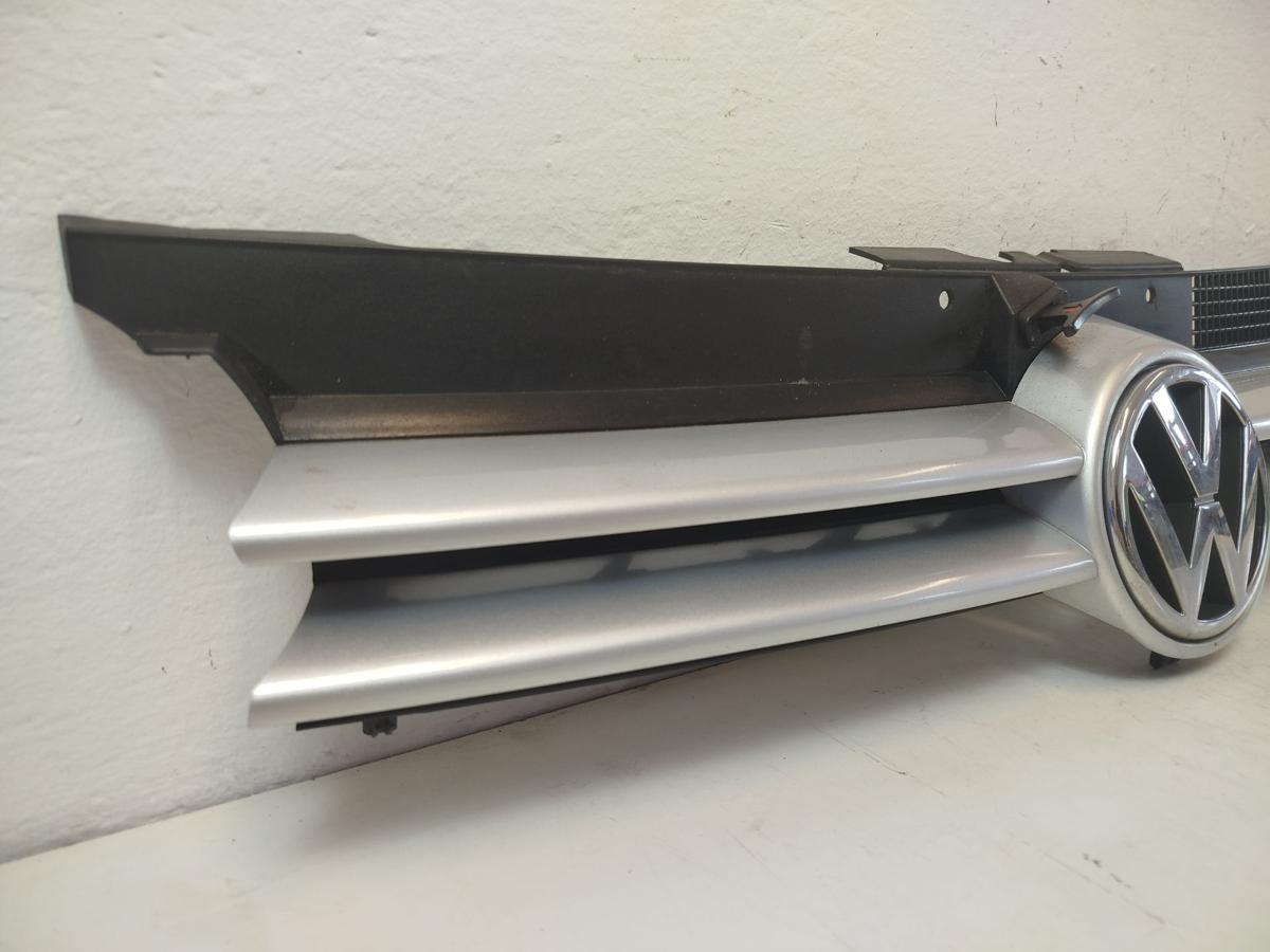 VW Golf 4 1J IV K&uuml;hlergrill Grill Frontgrill mit Logo Originalteil LA7W silber