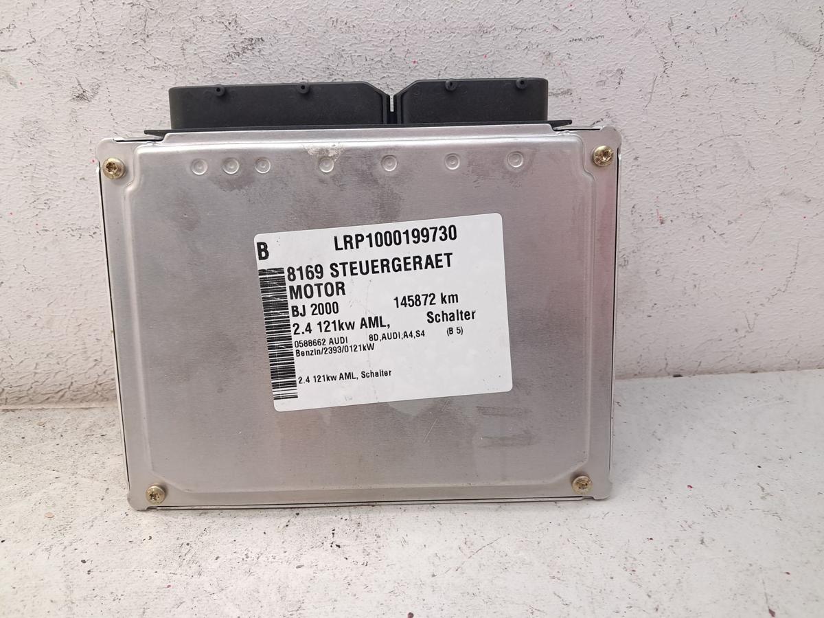 Audi A4 B5 Motorsteuerger&auml;t 2.4 121kw AML 3B0907552AN 0261207017 Bj.2000