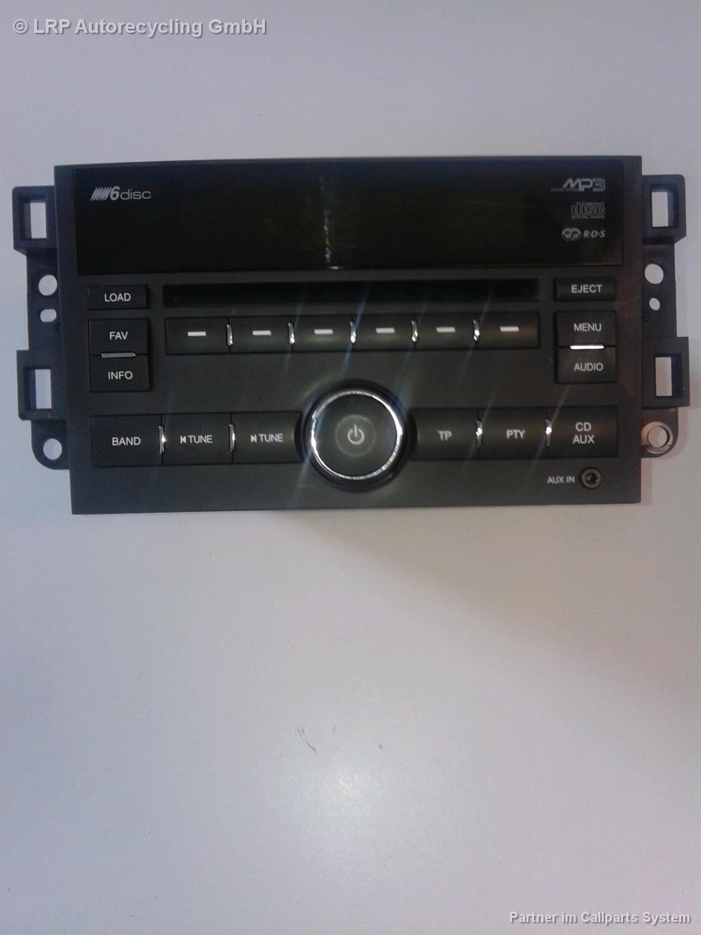 Chevrolet Epica original Radio mit CD-Wechsler MP3 96647738