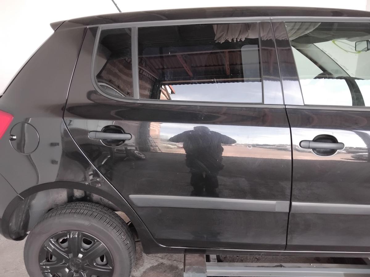 Skoda Fabia 2 T&uuml;r hinten rechts LF9R Blackmagic Limo 5-t&uuml;rig BJ2011