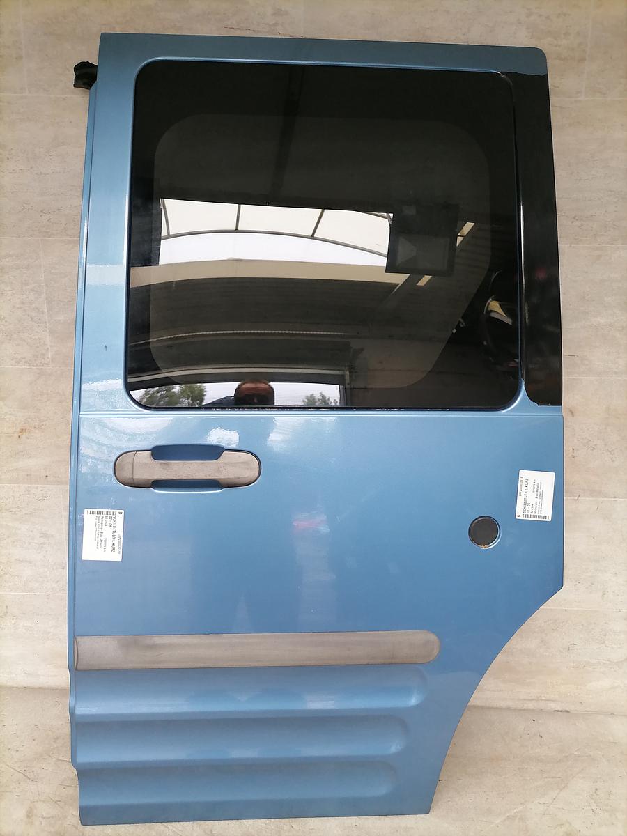 Ford Tourneo Connect 02-06 Schiebetür links Seitentür Blau mit Scheibe