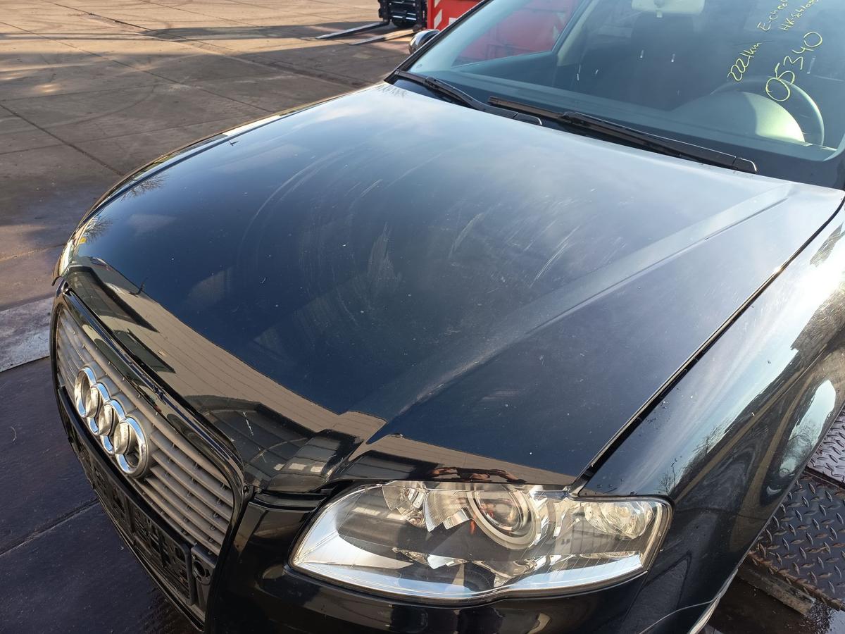 Audi A4 B7 original Motorhaube Klappe Deckel vorn Front Z9Y Phantomschwarz Bj 06