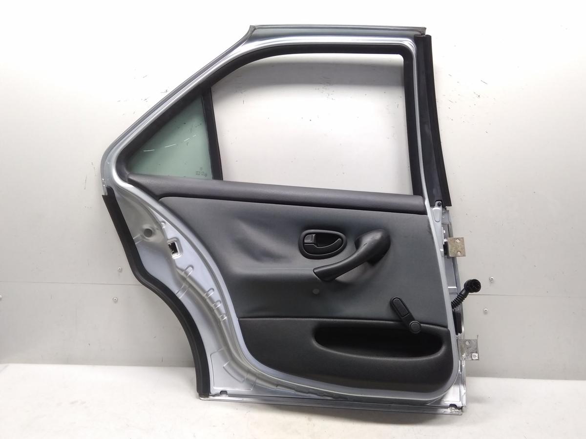 Peugeot 406 Limo Facelift Tür hinten links silber EZR aluminiumgraumet. BJ2002