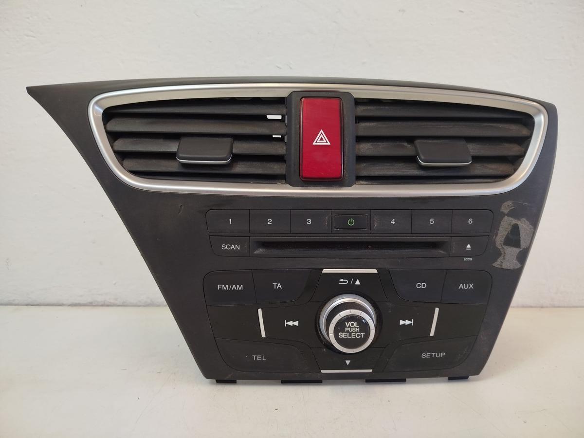 Honda Civic Tourer IX MK9 FK3 Radio Autoradio mit CD Luftd&uuml;sen mitte